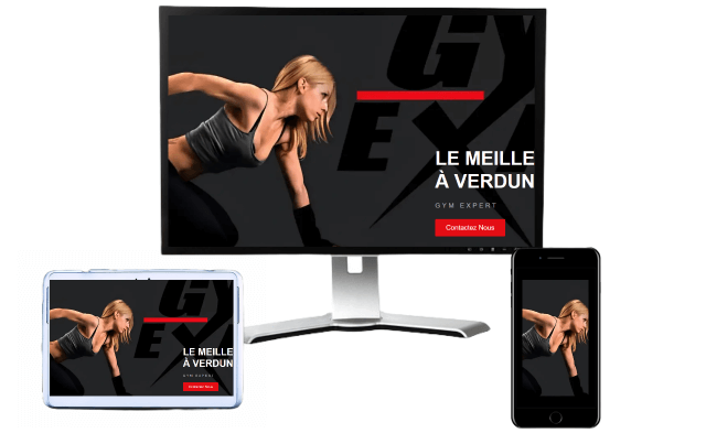 Gym Expert Verdun Website Design by Bisstek