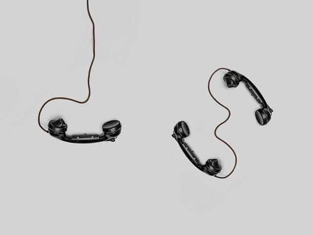 two telephones for the data entry services web page